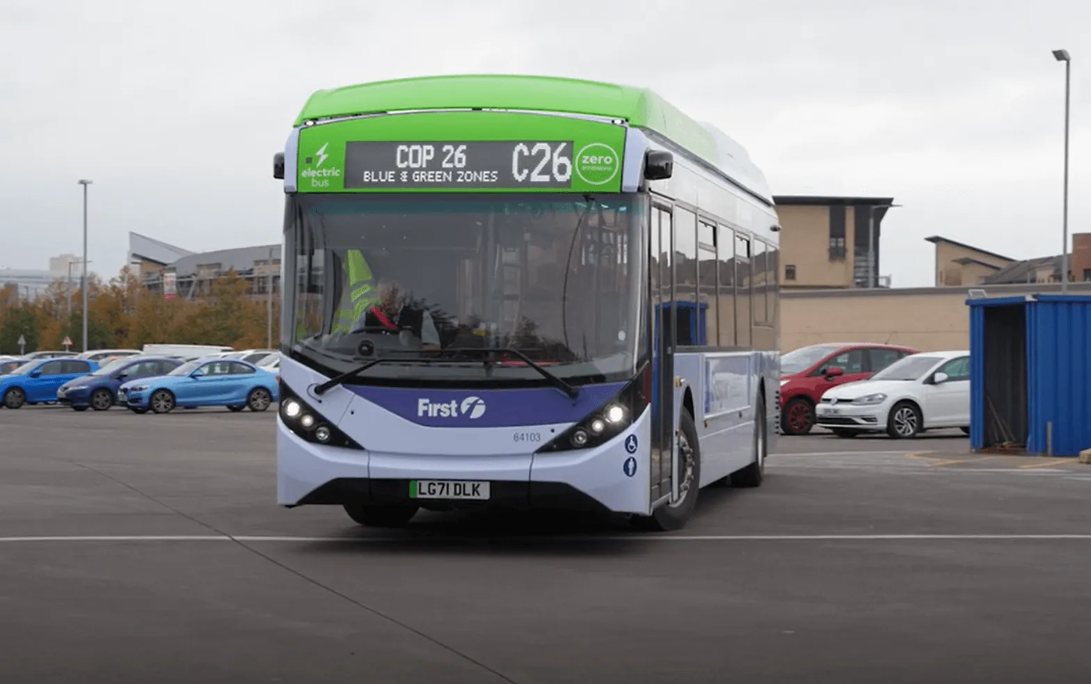 Heliox & First Bus transport delegates to COP 26